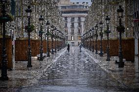 Flood Alerts Issued In Malaga, Spain