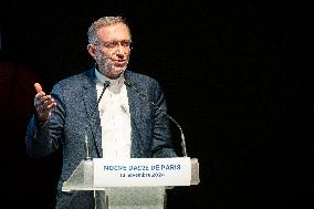 Press Conference Ahead Of Notre-Dame Cathedral Reopening - Paris