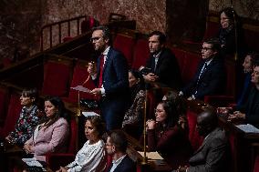 Question Time In The French Parliament