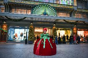 La Samaritaine XMas Windows Unveiling in Paris FA