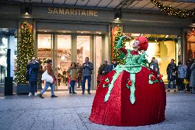 La Samaritaine XMas Windows Unveiling in Paris FA