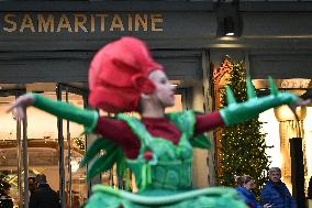 La Samaritaine XMas Windows Unveiling in Paris FA