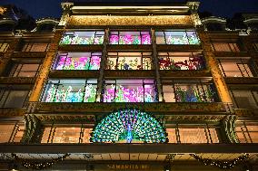 La Samaritaine XMas Windows Unveiling in Paris FA