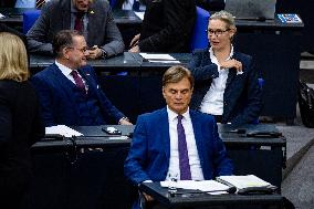 Plenary Session in German Bundestag