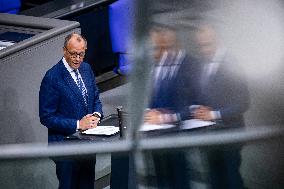 Plenary Session in German Bundestag