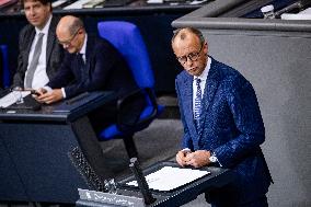 Plenary Session in German Bundestag