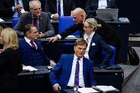 Plenary Session in German Bundestag