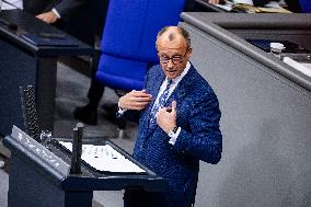 Plenary Session in German Bundestag