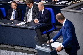 Plenary Session in German Bundestag