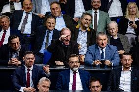 Plenary Session in German Bundestag