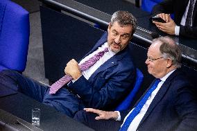 Plenary Session in German Bundestag