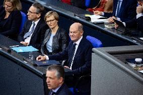 Plenary Session in German Bundestag