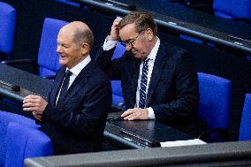 Plenary Session in German Bundestag