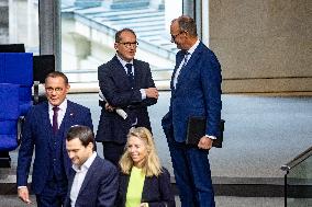 Plenary Session in German Bundestag