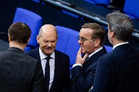 Plenary Session in German Bundestag