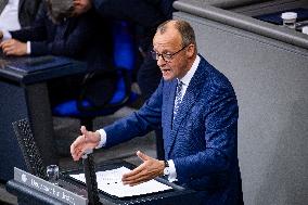 Plenary Session in German Bundestag