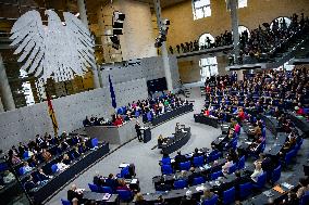 Plenary Session in German Bundestag