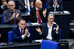 Plenary Session in German Bundestag