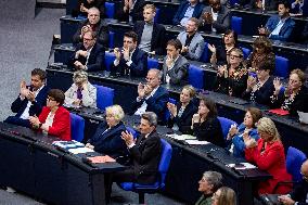 Plenary Session in German Bundestag