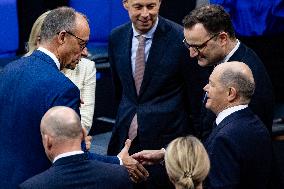 Plenary Session in German Bundestag