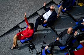 Plenary Session in German Bundestag