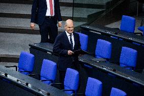 Plenary Session in German Bundestag