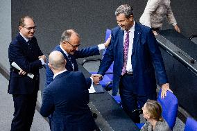 Plenary Session in German Bundestag