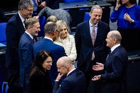 Plenary Session in German Bundestag