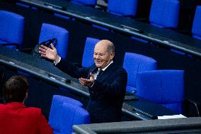 Plenary Session in German Bundestag