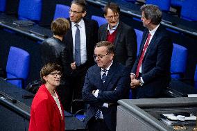 Plenary Session in German Bundestag