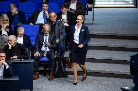 Plenary Session in German Bundestag