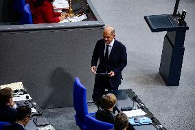 Plenary Session in German Bundestag