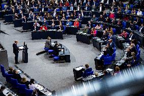 Plenary Session in German Bundestag