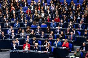 Plenary Session in German Bundestag