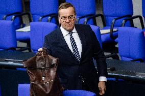 Plenary Session in German Bundestag