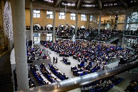 Plenary Session in German Bundestag