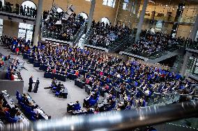 Plenary Session in German Bundestag