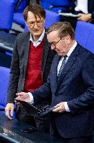 Plenary Session in German Bundestag