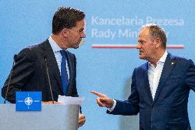 NATO Secretary General Mark Rutte visits Poland