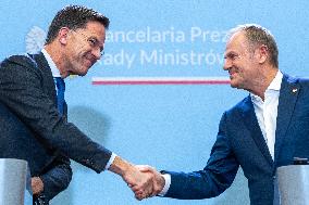 NATO Secretary General Mark Rutte visits Poland