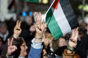 Protest against the "Israel is Forever" gala - Paris