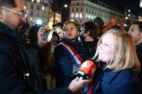 Protest against the "Israel is Forever" gala - Paris