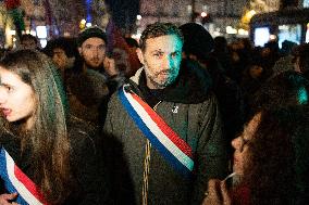 Protest against the "Israel is Forever" gala - Paris