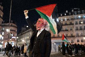 Protest against the "Israel is Forever" gala - Paris