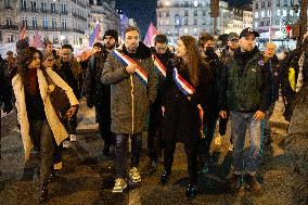 Protest against the "Israel is Forever" gala - Paris