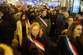 Protest against the "Israel is Forever" gala - Paris