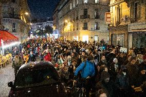 Protest against the "Israel is Forever" gala - Paris