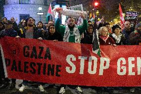 Protest against the "Israel is Forever" gala - Paris