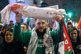 Protest against the "Israel is Forever" gala - Paris