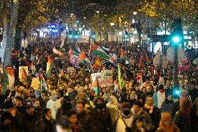 Protest against the "Israel is Forever" gala - Paris